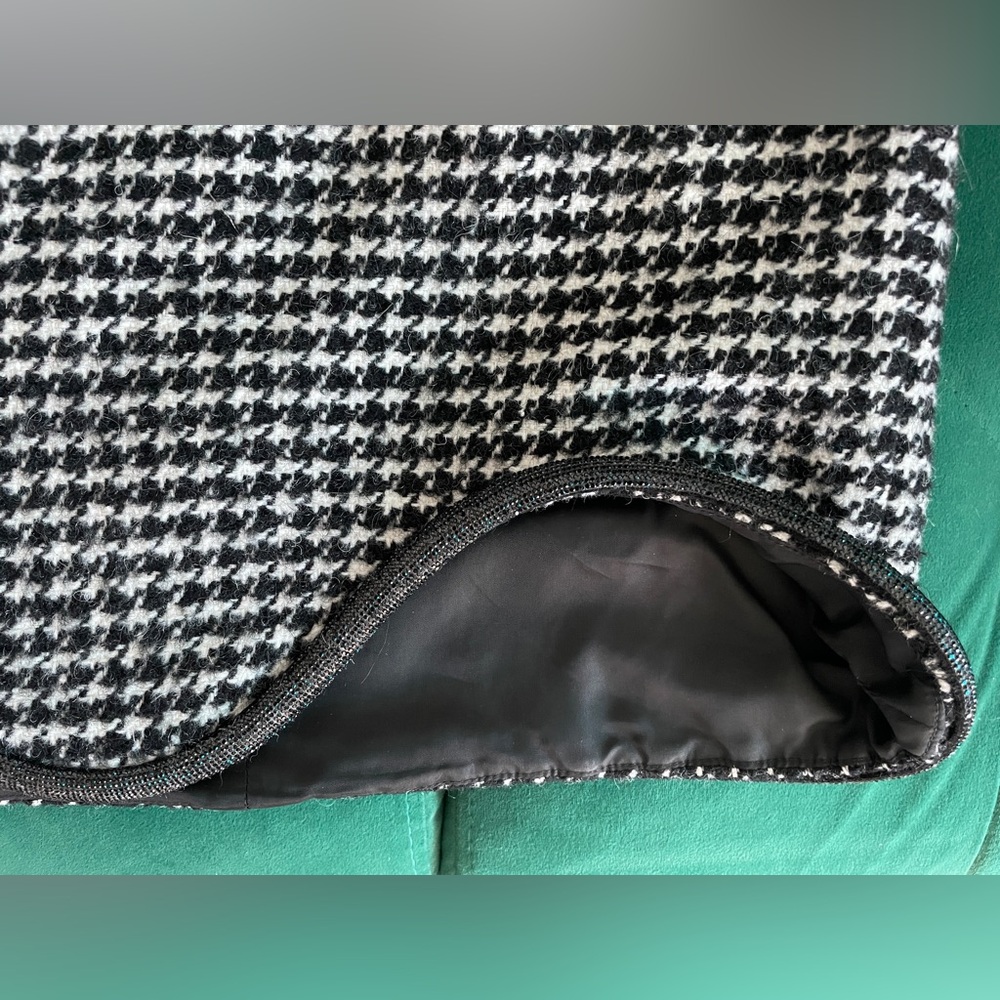 HOUNDSTOOTH CROPPED BLAZER and SKIRT - Picture 16 of 16